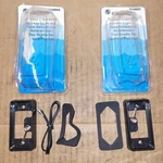 (2) Marker Light Base Parts E150BKR *not Complete, See Pictures **fast Shipping. Fixed Price $5.90.