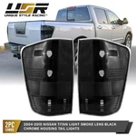 Smoke Lens Black Chrome Housing Tail L+r For 04-15 Titan Pickup. Fixed Price $80.95.
