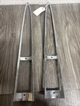1964-1966 Chrysler Imperial L+r Tail Light Chrome Bezels 2480833 2480832 #R4. Fixed Price $60.00.