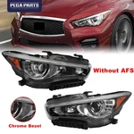 For 2014-2022 Infiniti Q50 W/o Afs Led Drl Projector Chrome Headlight Left Right. Fixed Price $198.88.