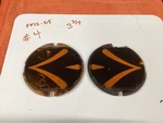 Early Pair Vintage Sparton Teleoptic Turn Signal Light Lenses Old Car Truck #4. Fixed Price $59.95.