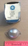 Nos Mopar 2913409 Pair License Lamp Lenses 1969 Dodge Truck D, W100, 200, 300. Fixed Price $75.00.