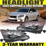 Hid W/o Afs Led Drl Projector Headlight + For 2013-2015 Lexus GS350 GS450H. Fixed Price $557.59.