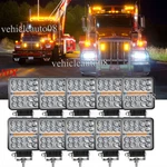 10PC 4" Amber Strobe Led Driving Light Fog Lamps Fit Peterbilt Mack Semi Truck. Fixed Price $88.80.