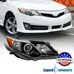 Fits 2012-2014 Toyota Camry Se Style Shiny Black Right Side Projector Headlight. Fixed Price $62.98.