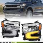2P For 2022-2025 Chevy Silverado 1500 Lt Rst Chrome Full Led Headlights Headlamp. Fixed Price $321.99.