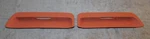 1967 1968 Mustang Fastback Gt Convert Orig Hood Turn Signal Inserts + Grilles. Fixed Price $159.00.