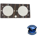 #1012 Kenworth Aero - Center Dome Dual Watermelon Light Plate W900L/T800/T660. Fixed Price $62.99.
