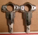 Nos 1941 Oldsmobile Parking Light Bezels (2) Original Coupe Sedan Woody Gm. Fixed Price $149.00.
