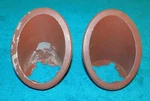 1967 1968 Mustang Fastback Gt Convert Shelby Orig L+r Front Parking Lamp Bezels. Fixed Price $69.00.