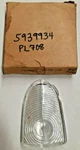 1951 Chevy Clear Glass Park Lamp Lens Replaces Gm #: 5939934, Lynx-eye PL708. Fixed Price $9.99.