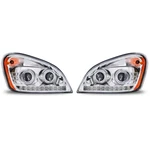 For 2008-2017 Freightliner Cascadia Halogen Chrome Headlights Headlamps Lh+rh. Fixed Price $135.99.