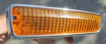 Oem 1970 1971 Datsun Truck Left Amber Turn Signal Light Sae IP71 Iki 3012L. Fixed Price $65.00.