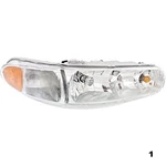 Fits 97-05 Century & 97-04 Regal Right Pssgr Headlamp Assy W/corner. Fixed Price $98.95.
