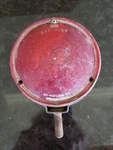 826 Sae-aist Amber & Red Lens Outside Diameter 4 1/2" Do-ray Lamp Co.. Fixed Price $15.00.