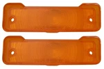 New Trim Parts Amber Parking Light Lens Pair / For 1966-67 Chevy Ii Nova A3046. Fixed Price $53.99.
