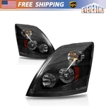 Pair Set Fit For Volvo Vnl Vnm 2004-2018 Black Headlight Assembly 12V Bulb. Fixed Price $275.49.