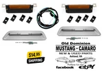 1967-1968 Mustang Hood Turn Signal Light Kit. Fixed Price $289.95.