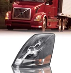 Volvo Vn/vnl 2004 - 2018 Truck Driver Left Side Headlight (replaces 82329127). Fixed Price $137.30.