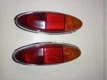 Sunbeam Alpine Lucas L654 Rear Lamp Set Red/amber Lens Original. Fixed Price $180.00.