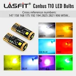 T10 168 Led Interior Lamp Lights Multi Color Dome Map License Plate Bulbs. Fixed Price $10.99.