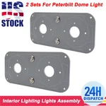 2SETS For Peterbilt 359 379 389 Dome Light Interior Dual Watermelon Plate. Fixed Price $79.04.