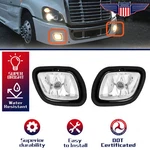 Led Fog Lights For 08-17 Freightliner Cascadia Bumper Lamps Pair Lh+rh. Fixed Price $35.78.