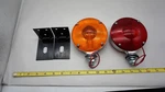 Yankee Turnflex Red / Amber Signal Tail Light Nos Pair 838 & Brackets. Fixed Price $75.00.