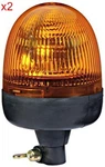 Hella 2X Rotating Beacon Yellow For Claas Xerion 4000 John Deere Series 5 6010. Fixed Price $108.77.