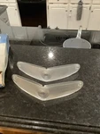Nos 1956 Ford Front Parking Light Lens B6A-13208-A. Fixed Price $100.00.