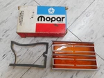 Mopar Parking Lamp Lens (lt) - Nos 1972 Satellite 4 Dr Wgn P/n 3621811. Fixed Price $27.50.