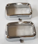 Fits 1972 1973 1974 Mopar Plymouth Barracuda Parking Lamp Bezel & Lens Set. Fixed Price $129.95.