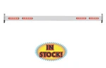 United Pacific F3251LED - 1932 Ford Polished Rear Spreader Bar With Leds. Fixed Price $180.00.