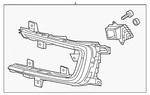 Genuine Volkswagen Daytime Run Lamp 5GE-941-055-B. Fixed Price $254.89.