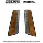 78-79 Malibu El Camino Headlight Clear Amber Side Marker Turn Lamp Lens Pr. Fixed Price $99.95.