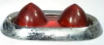 Original 1942 To 1950 Oem Buick R-40 Bullet Tail Light Lens Bezel Assembly. Fixed Price $99.99.
