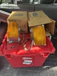 Nos Oem Ford 1971 1972 Mercury Cougar Park Light Lamp Lenses Pair XR7. Fixed Price $395.00.