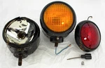 2 Vtg Guide D-68B Red Amber Lights Lamp Bus Tractor Truck Car Trailer 4" Usa. Fixed Price $122.50.