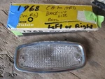 Nos Park Light Lens 1968 Chevrolet Camaro 5960201-3. Fixed Price $48.99.