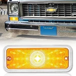 Front Rh Amber Led Park Light Lens W/ Stainless Bezel For 73-80 Chevy Gmc Truck. Fixed Price $42.70.