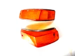 Vw Karmann Ghia Front Signal Lens, 1970-1974 Amber/yellow Used Original Hella. Fixed Price $294.99.