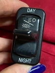 Peterbilt Switch, Dash, 16-07418-2G3GPR1D32 Day Lights/ Night. Fixed Price $58.99.