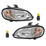 Chrome Headlights Headlamps Lh & Rh For Freightliner M2 100 106 112 02 19-21. Fixed Price $128.70.