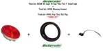 Truck-lite 40242R Red Stop/turn/tail 4'' Sealed Light + Grommet & Plug-combo. Fixed Price $22.98.