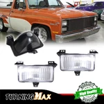 Clear Chrome Parking Turn Signal Light Housings For 83-87 Chevy Gmc Pickup Truck. Fixed Price $32.99.
