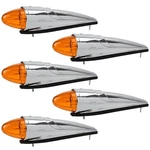 17 Led Amber Cab Marker Roof Lights 5PCS Bright Chrome Heavy Duty Trucks Partsam. Fixed Price $154.99.