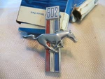 Nos Ford 1968 Mustang Fender Emblem Running Horse C8ZZ-16228A Pin Broken. Fixed Price $29.00.