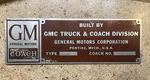 4106 Bus Coach Builder Plate Truck Gmc Vin General Motors 1963 (12). Fixed Price $95.00.