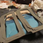 Nos 1973 1974 Ford Ltd And Country Squire Front Parking Light Lamp Lens Gaskets. Fixed Price $19.99.