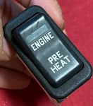 International Engine Preheat Rocker Switch Control 3664067C2. Fixed Price $32.00.